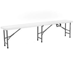 (obrázek pro) Skládací lavice - HECHT FOLDIS WHITE BENCH